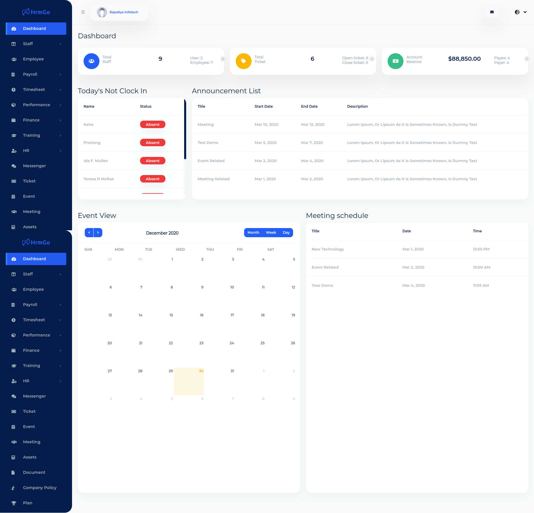 dashboard